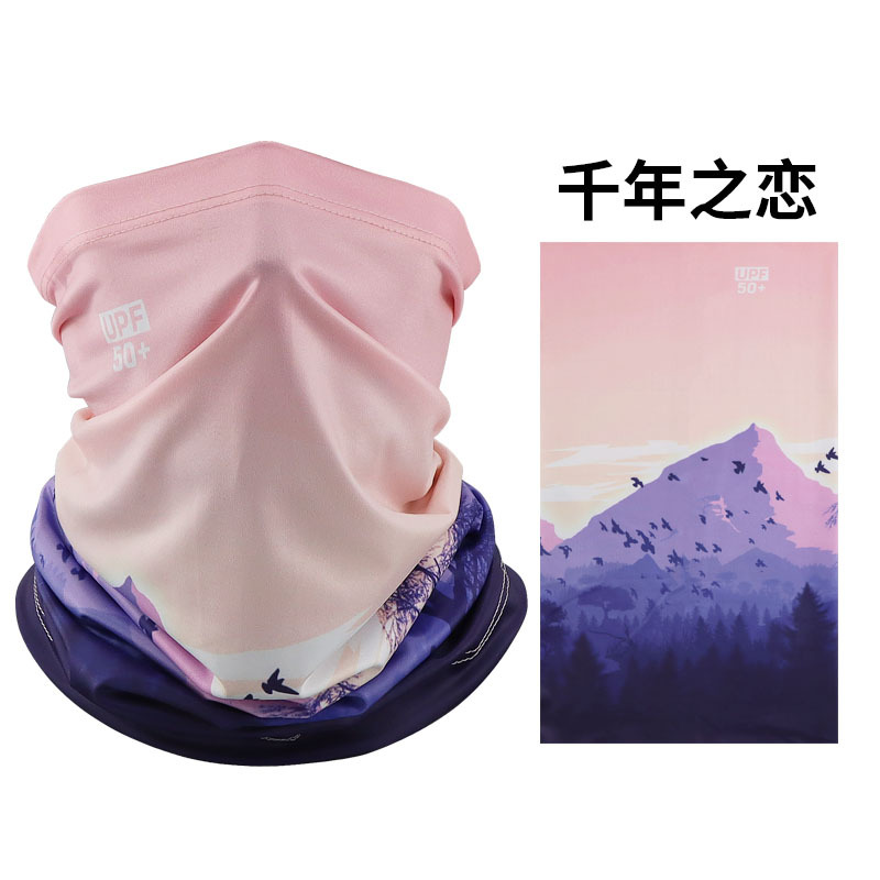 Picture of Sunscreen Mask Riding Sunscreen Collar Men's and Women's Fishing Ice Silk Magic Scarf Summer Scarf Thin Scarf