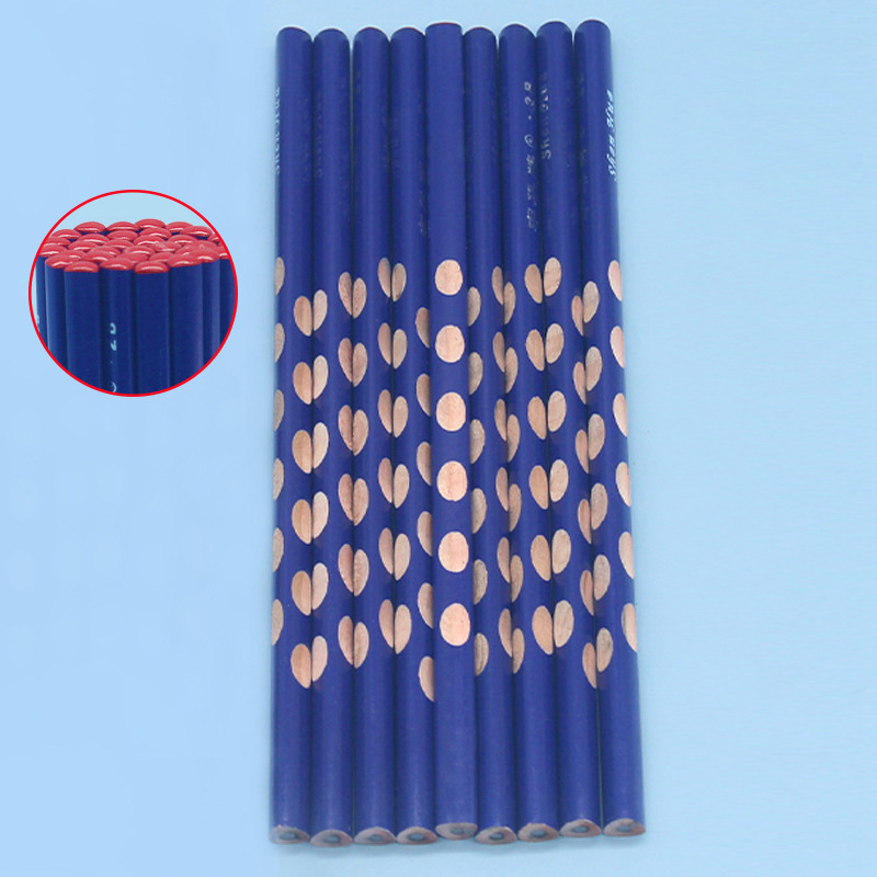 Picture of Factory wholesale hole pencil HB pencil correction holding posture Primary School students HB pencil triangle learning stationery