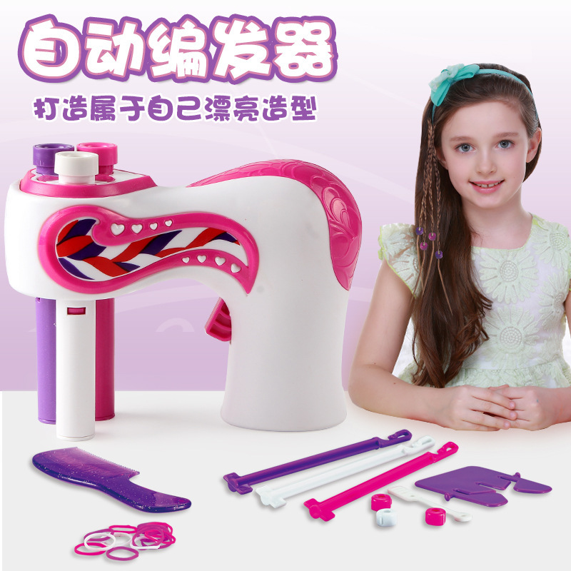 Picture of Cross-Border Electric Three-Strand Hair Braider for Girls to Brave Their Hair, Automatic Artifact, Play House Toys, Douyin Creativity