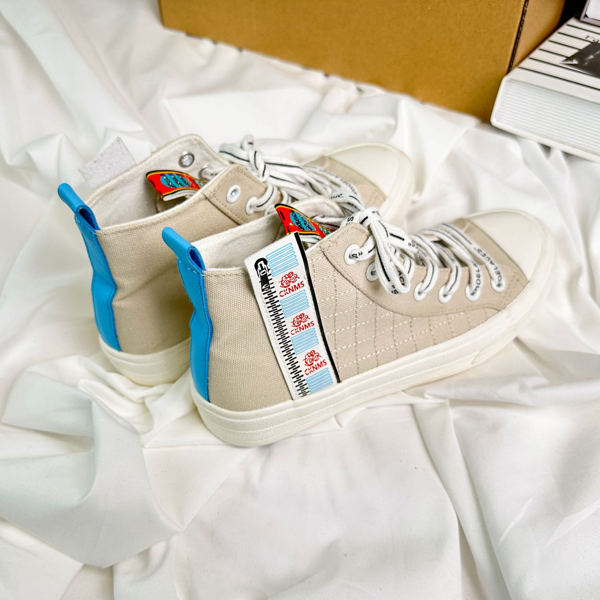 Clearance F941 High-top Canvas Shoes Women's Autumn 2024 New Thick-soled All-match Comfortable Flat Casual Shoes Board Shoes