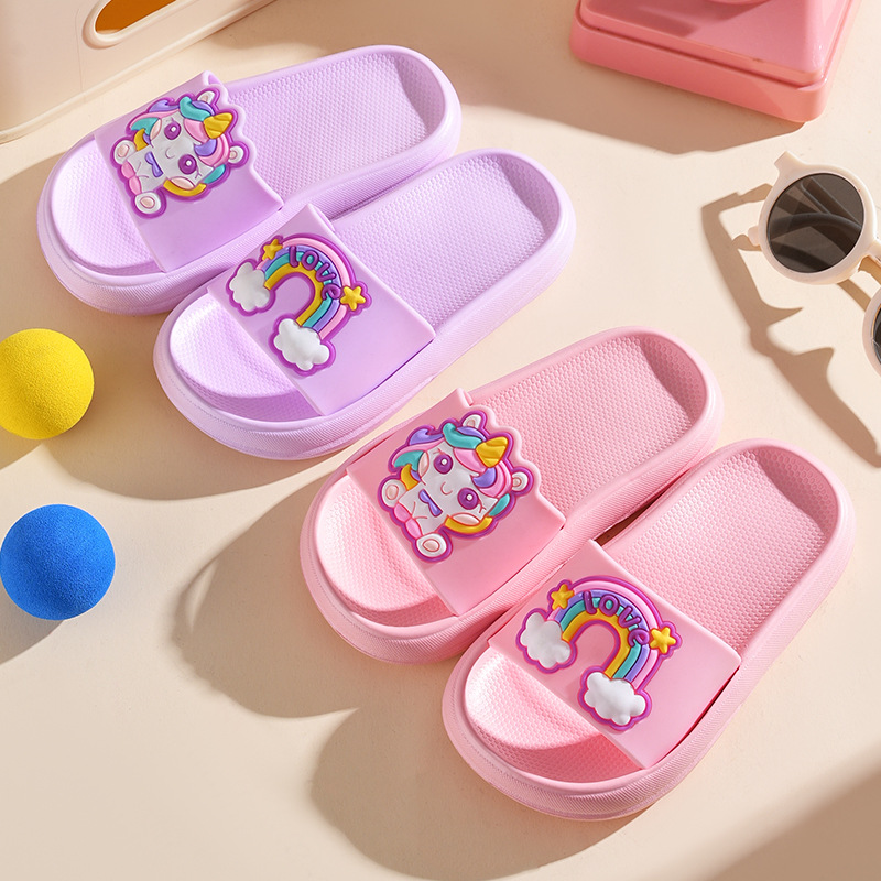 Children's Slippers EVA Girls Summer Cute Outer Wear Boys Sandals Soft Bottom Indoor Children's Slippers Cross-border Hair