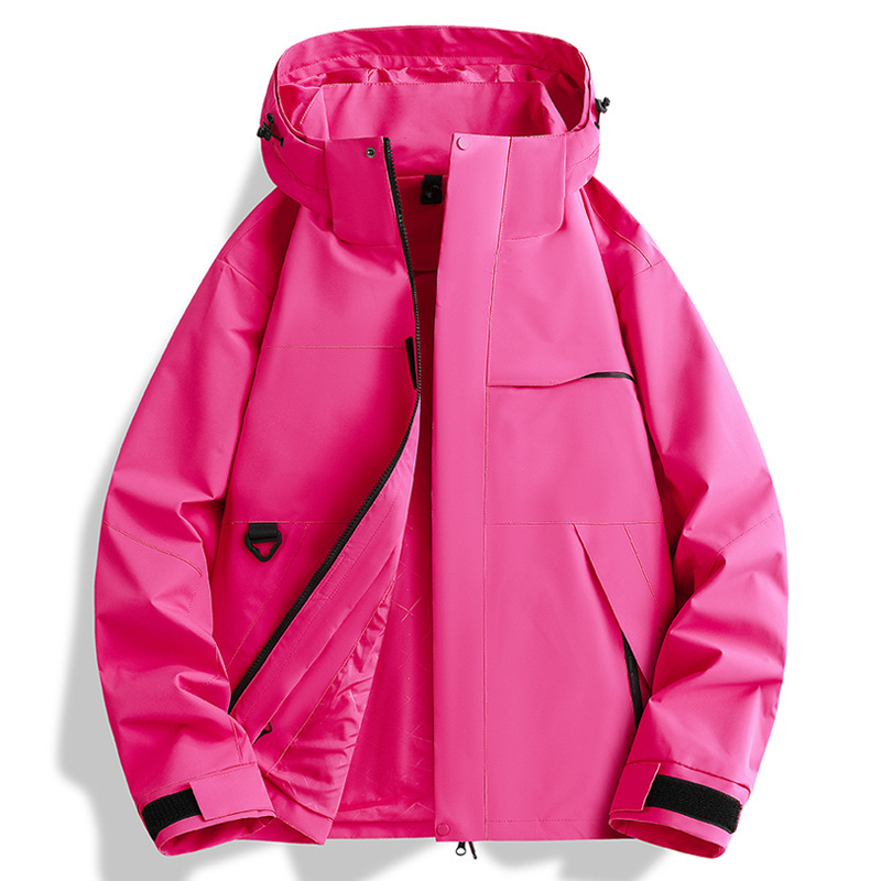 Picture of Woodpecker jacket women's 2025 new autumn and winter outdoor windproof and waterproof three-in-one couple hiking and hiking jacket