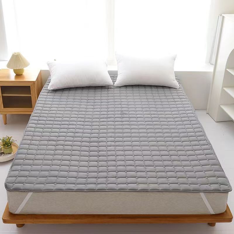 Picture of Four Seasons Mattress Cushion Household Protective Pad Thin Student Dormitory Single Bed Mattress Cushion Folding Bedroom Double