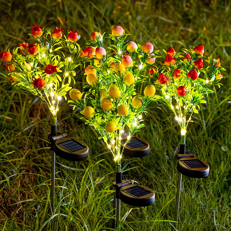 Solar garden lanterns, lawn landscape, courtyard decoration, balcony garden, outdoor ambient lights, simulated lanterns