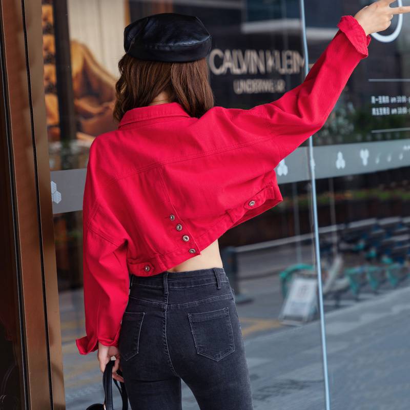 Short Denim Jacket for Women with Unique Design, 2025 New Style, Spring and Summer Top for Petite Women