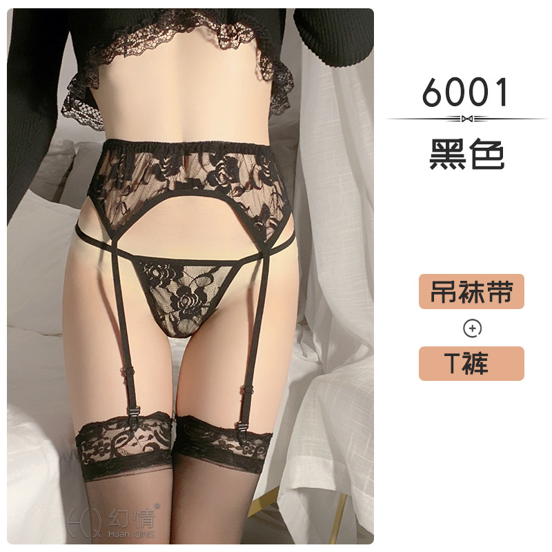 Picture of Fantasy Hot Selling European and American Foreign Trade Corset Lace Perspective Plus Size Garter Belt Sexy Accessories Garter Set