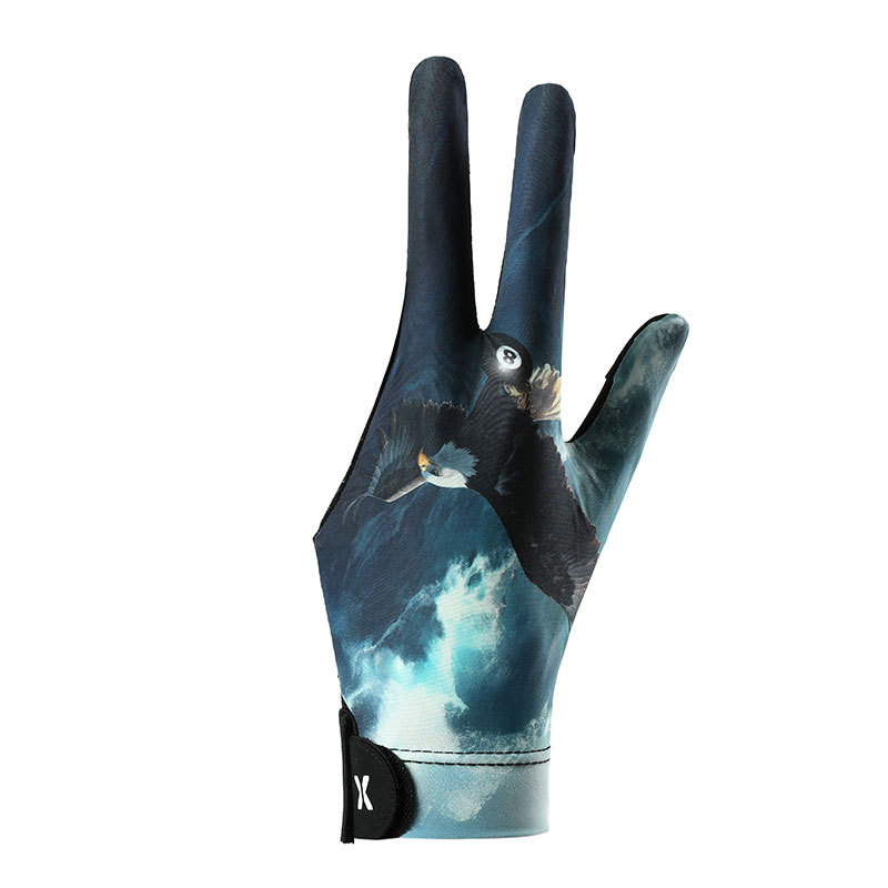 Picture of Billiards Gloves with Three Fingers Leaking for Left and Right Hands, Single Smooth Elastic Ice Silk Breathable Non-Slip Thin Billiards Gloves for Men and Women