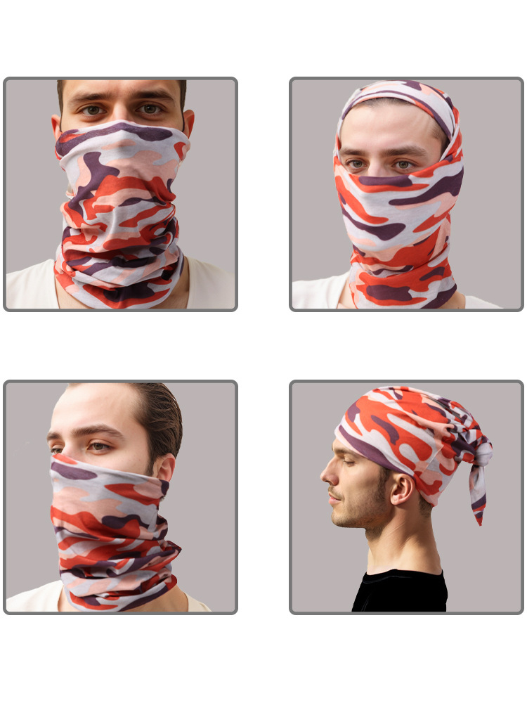 Picture of Breathable Sun Protection Mask, Magic Headscarf, Neck Scarf, Outdoor Fishing Versatile Face Scarf, Neck Cover, Cycling Sports Headgear