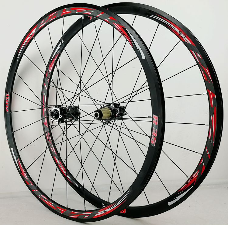 Picture of 700C disc brake road bicycle wheel set off-road road disc brake wheel disc brake v brake C brake 29 inch straight pull spoke