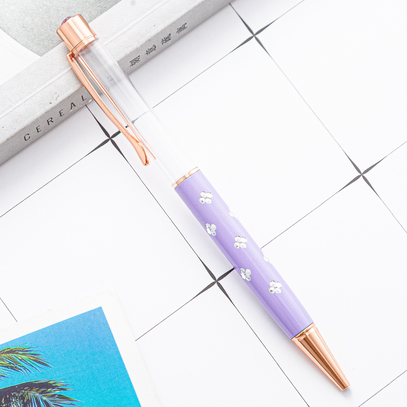 Picture of Empty Rod ballpoint pen spot wholesale gift metal advertising pen diy depiction empty pipe pen advertising pen printing logo