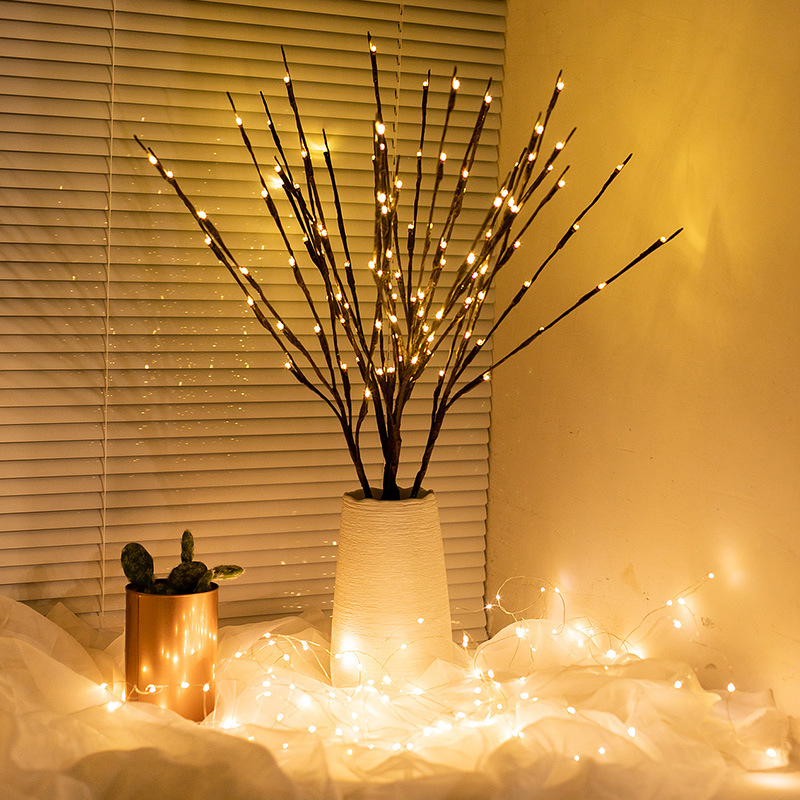 Led Small Colorful Lights Flashing String Lights Simulated Branch Lights Romantic Room B&B Decorative Lights Creative Star Lights Night Lights