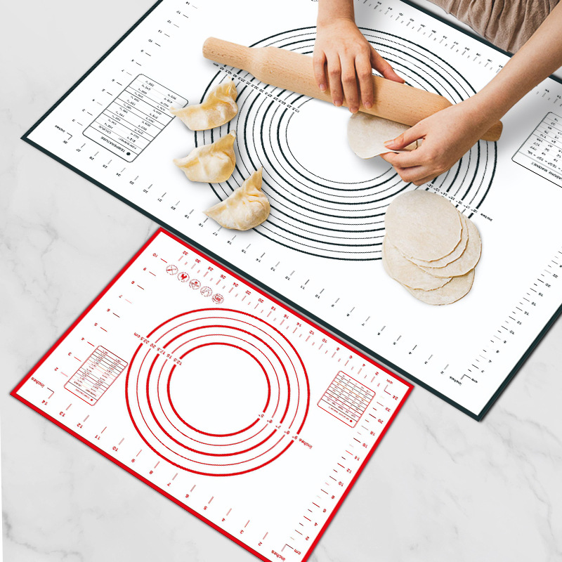 Picture of Cross-border hot sale thickened baking mat special silicone pad kneading mat extra large size 45*60 kneading mat with scale