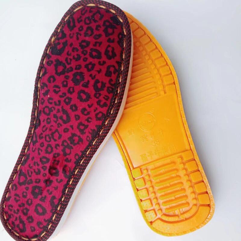 Picture of Non-slip sole insole for children and cattle genuine goods shoes sole acrylic thread ice thread hook shoes wool tendon slippers sole