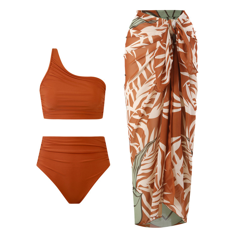 2025 European and American New Split Swimsuit Women's Three-Piece Bikini Fashion Swimwear suit Explosions in stock BIKINI