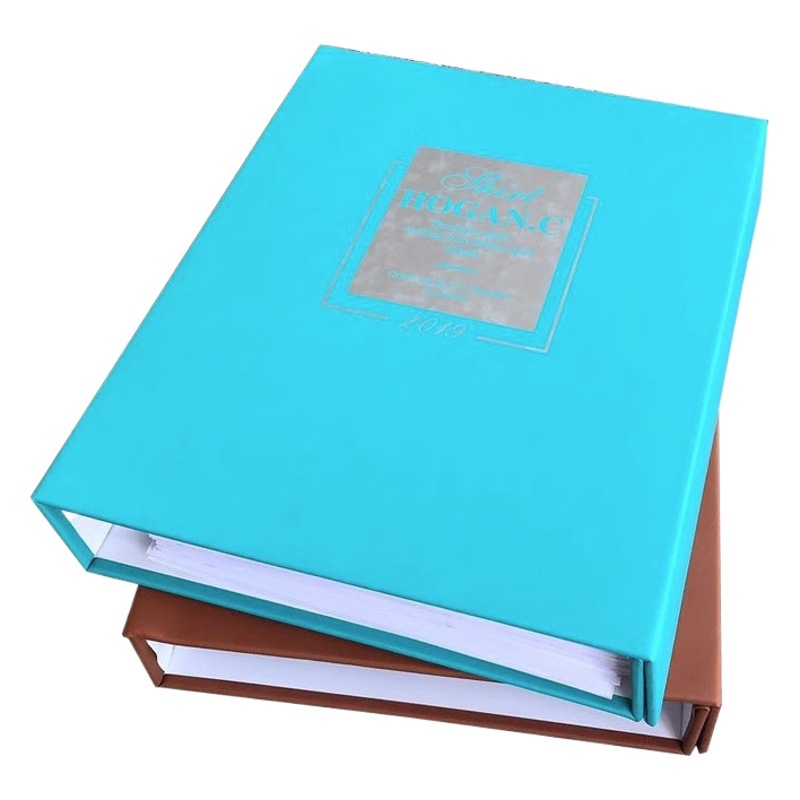 High-End Folder Fabric Color Card Custom Curtain Textile Sample Book Custom Ring-Bound Loose-Leaf Printing Manufacturer