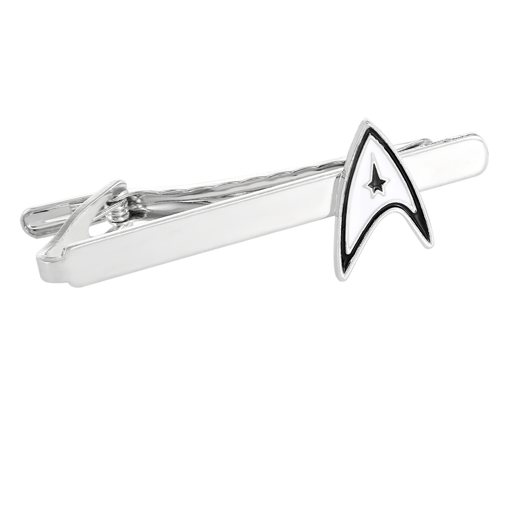 Picture of Europe and the United States cross-border trend Star Trek alloy tie clip creative suit shirt Joker accessories manufacturers new products