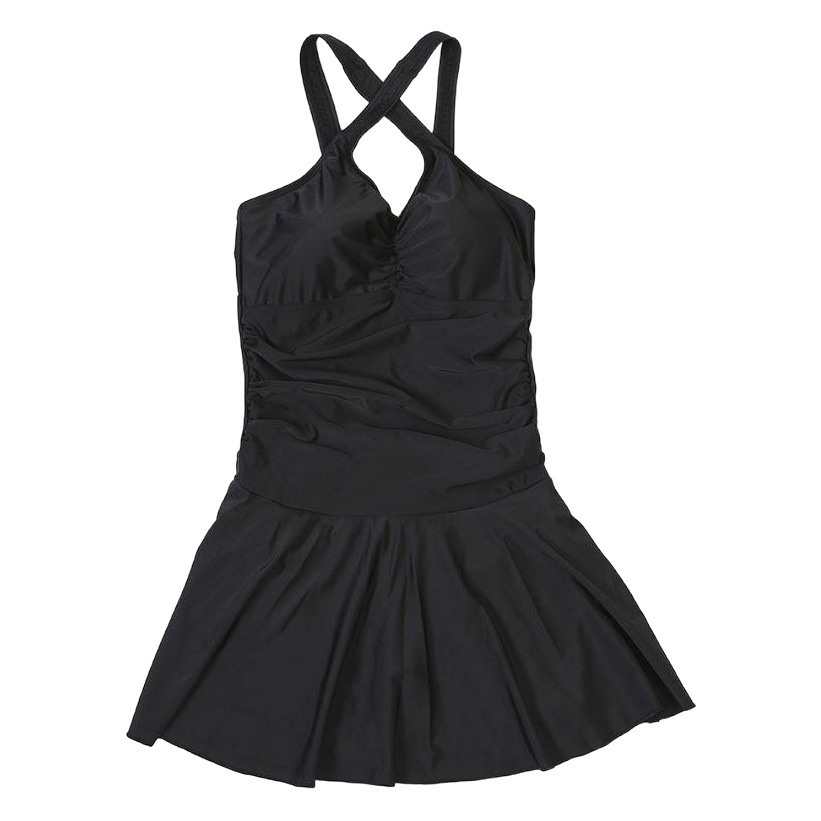Cross-border new beauty back one-piece swimsuit Korean backless slimming swimsuit women's solid color conservative women's swimsuit wholesale