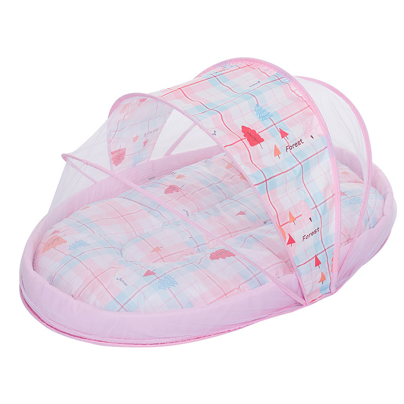 Picture of Portable Bed-in-Bed Baby Crib Foldable Newborn Bed Movable Bionic BB Bed Pressure-proof Bed