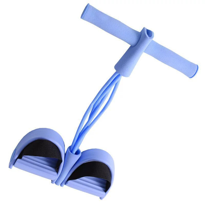 Picture of Pedal puller multi-function sit-up auxiliary home fitness belly arm pedal tube 6 pull rope