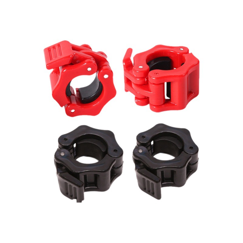 Fast barbell buckle Austrian dumbbell bar plastic buckle safety lock snap spring card sleeve card clip 2.5cm card head