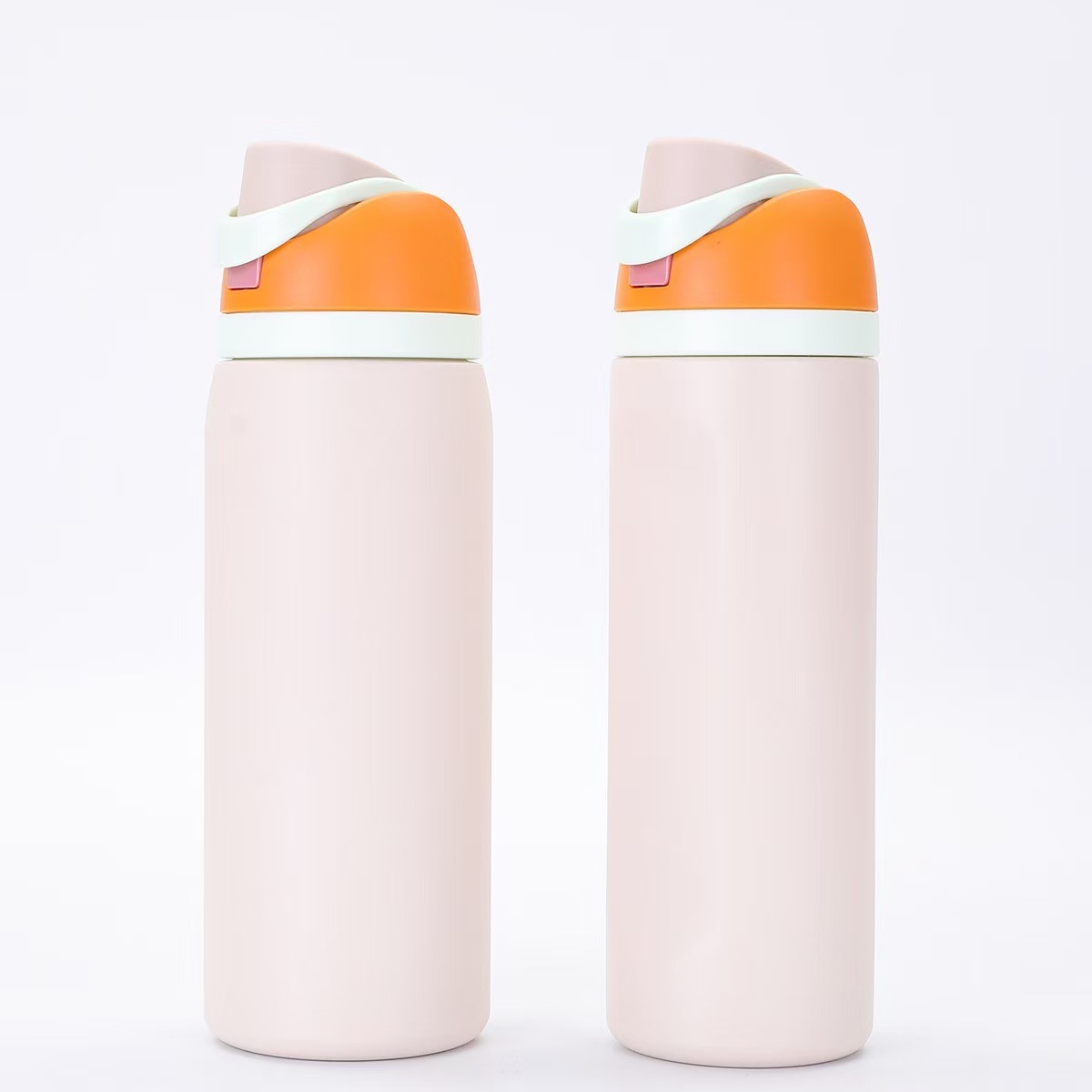 Picture of Cross-Border Double-Drink Lid Stainless Steel Thermos Cup for Men and Women, Outdoor Sports Fruit Cup 304 Stainless Steel Thermos Cup