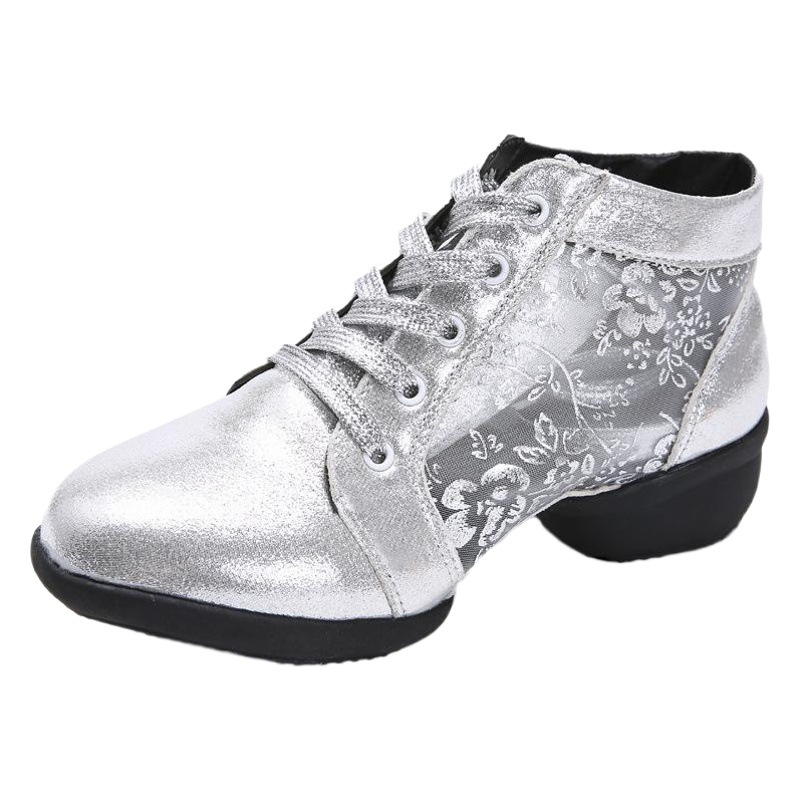Meimei New Spring and Summer Dance Shoes Women's Mesh Breathable Dance Shoes Square Dance Shoes Hollow Soft Sole Dance Shoes