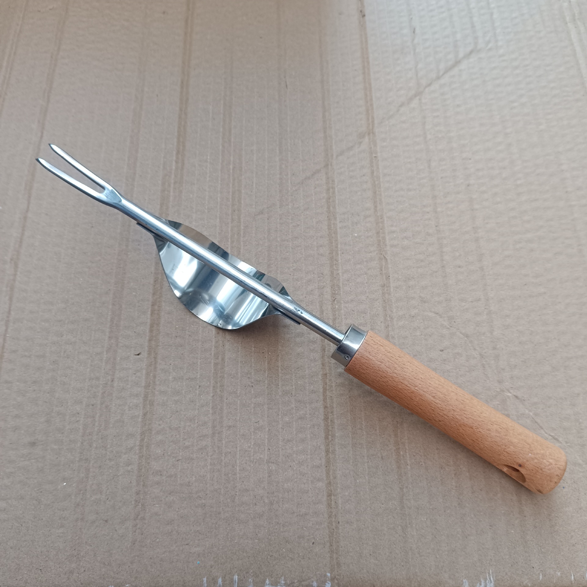 Stainless Steel Puller Manual Household Farm Tool Root Lacker for Herding and Loosen Seedling Fork for Gardening and Gardening