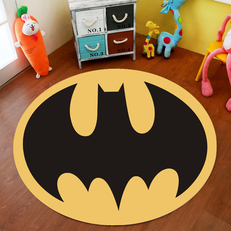 Picture of Cross-Border Cartoon Round Carpet Bedroom Cute Full Bedside Mat Thickened Crystal Velvet Children's Floor Mat Room Carpet
