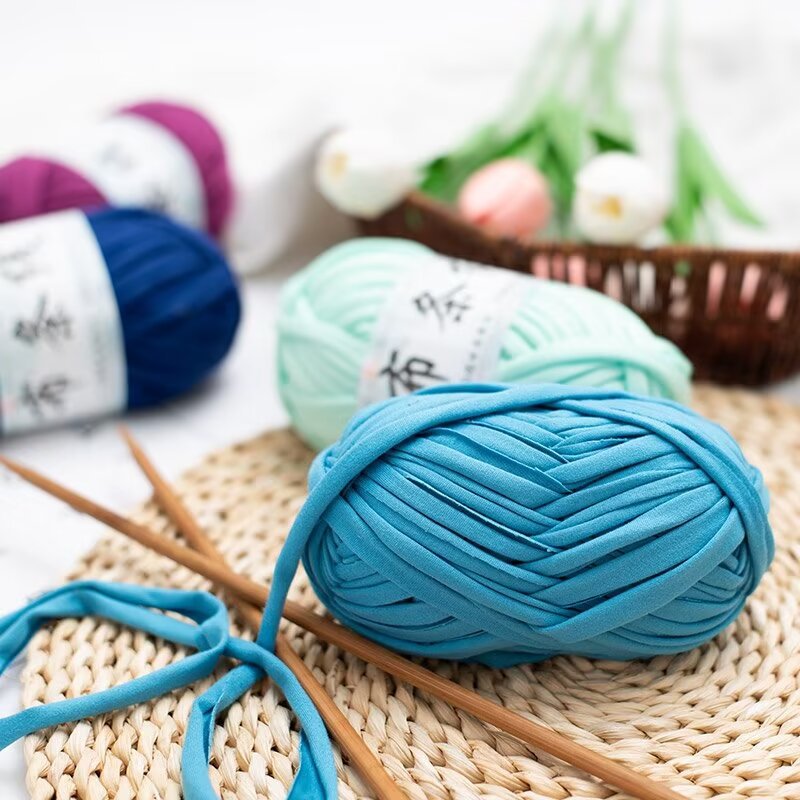 Cloth Line Shoes Doll Bag Shake Tone Same Style Plain Material Bag Home Carpet Mat Hook Shoes Hand Knitted Line