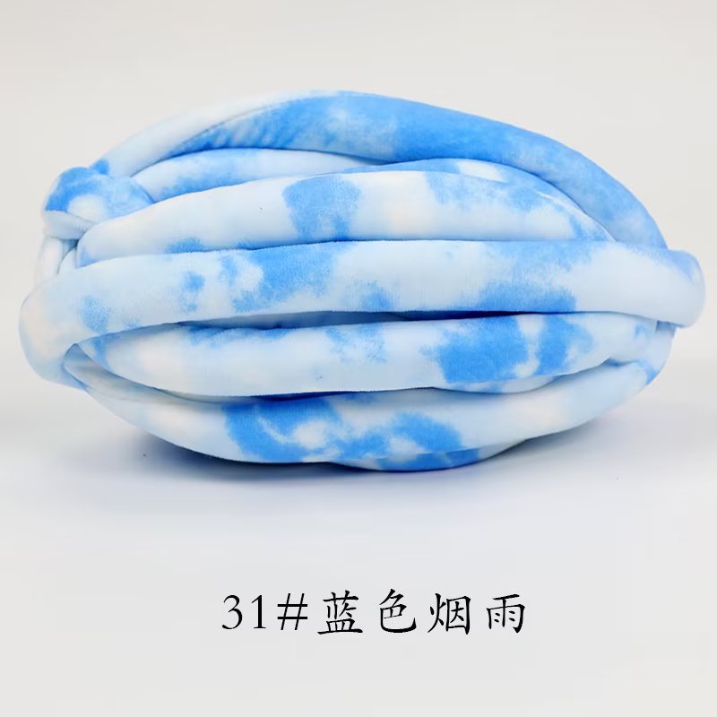 Picture of Filling heart cotton warm velvet cotton wool thick ice island wool diy hand-knitted hook blanket carpet blanket kennel cat nest cushion