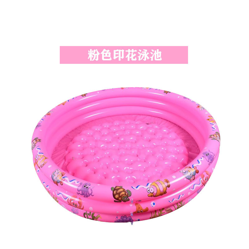 Picture of Baby Family Pool Safety and Environmental Protection Cartoon Bubble Bottom Swimming Pool Color Ocean Ball Pool Children's Water Play Toys