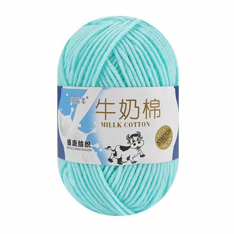 Picture of Tufted wool five-strand milk cotton wool crochet handmade DIY doll woven cushion hook shoe thread manufacturers wholesale