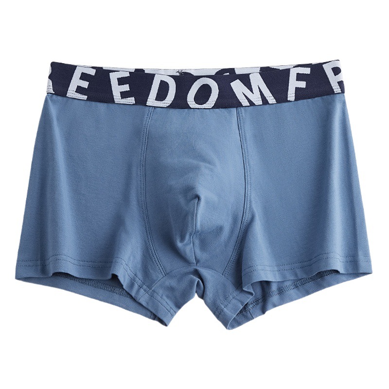 Summer new men's underwear cotton boxers waist plus size breathable comfortable boys four-corner pants wholesale