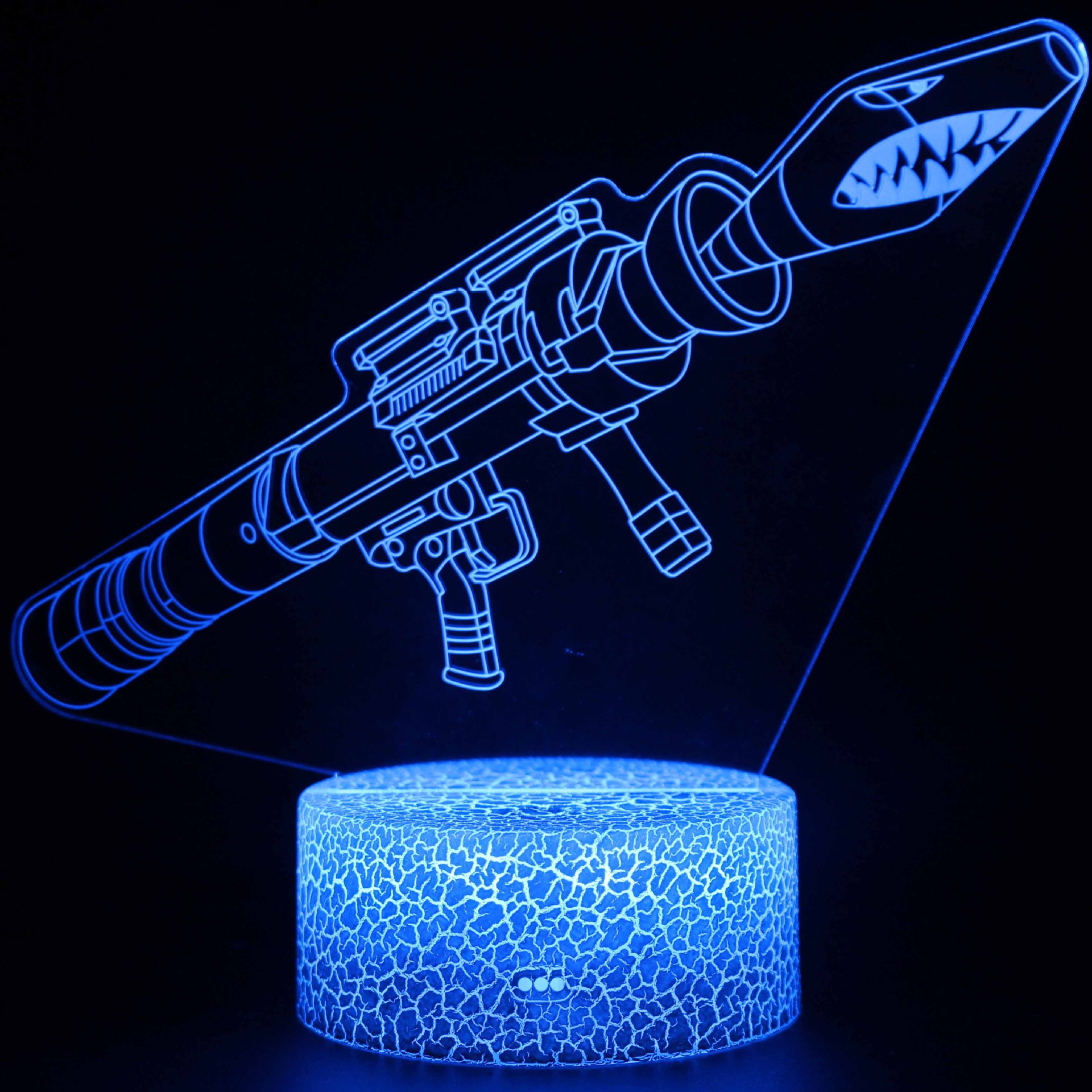Picture of Kaixing Cross-border Exclusive Fortress Night Game Series 3D Nightlight LED Colorful Touch Remote Control Creative Table Lamp