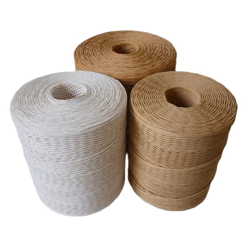 White single strand paper rope portable rope gift box with 1MM-5MM tag special paper rope toy fixed binding paper rope