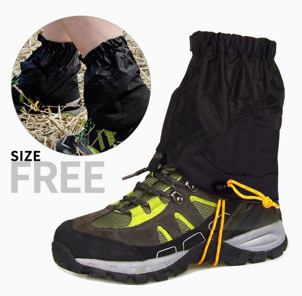 Picture of Outdoor Mountaineering Snow Cover Sand-proof Waterproof Tear-resistant Leg Cover Silicone-coated Nylon Hiking Leg Cover Lightweight Leg Cover