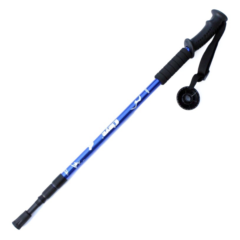 Picture of Cleye aluminum alloy three-section shock absorber T-handle straight handle trekking stick walking stick hiking outdoor supplies trekking stick