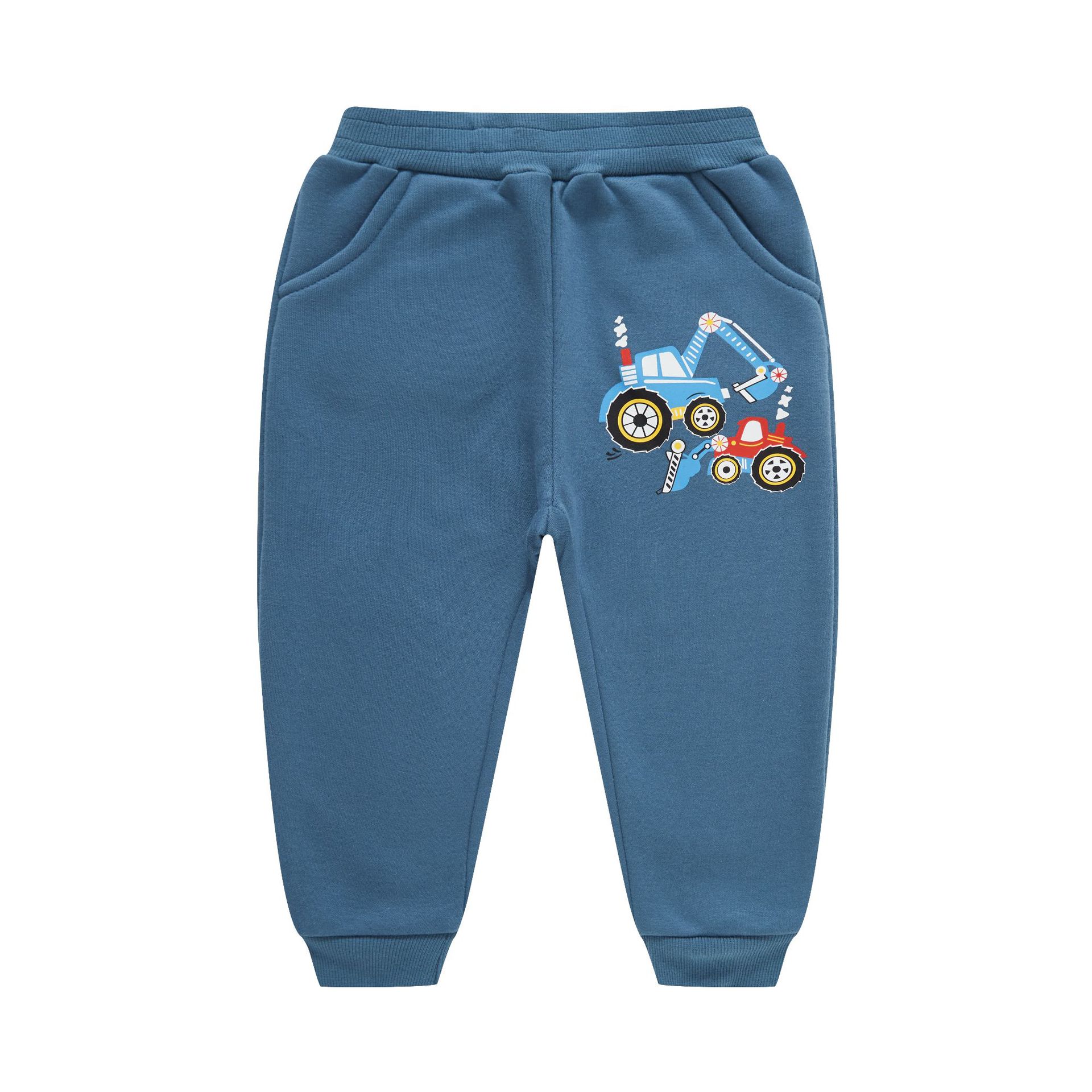 Picture of Children's clothing winter boys pants plus velvet new men's baby solid color sports pants children Korean version of wholesale a generation of hair