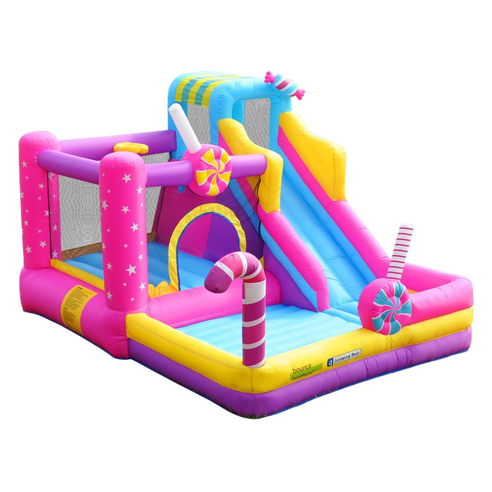 Picture of Household Inflatable Castle Rock Climbing Family Children's Shopping Mall Naughty Castle Trampoline Outdoor Stall Trampoline Slide Wholesale