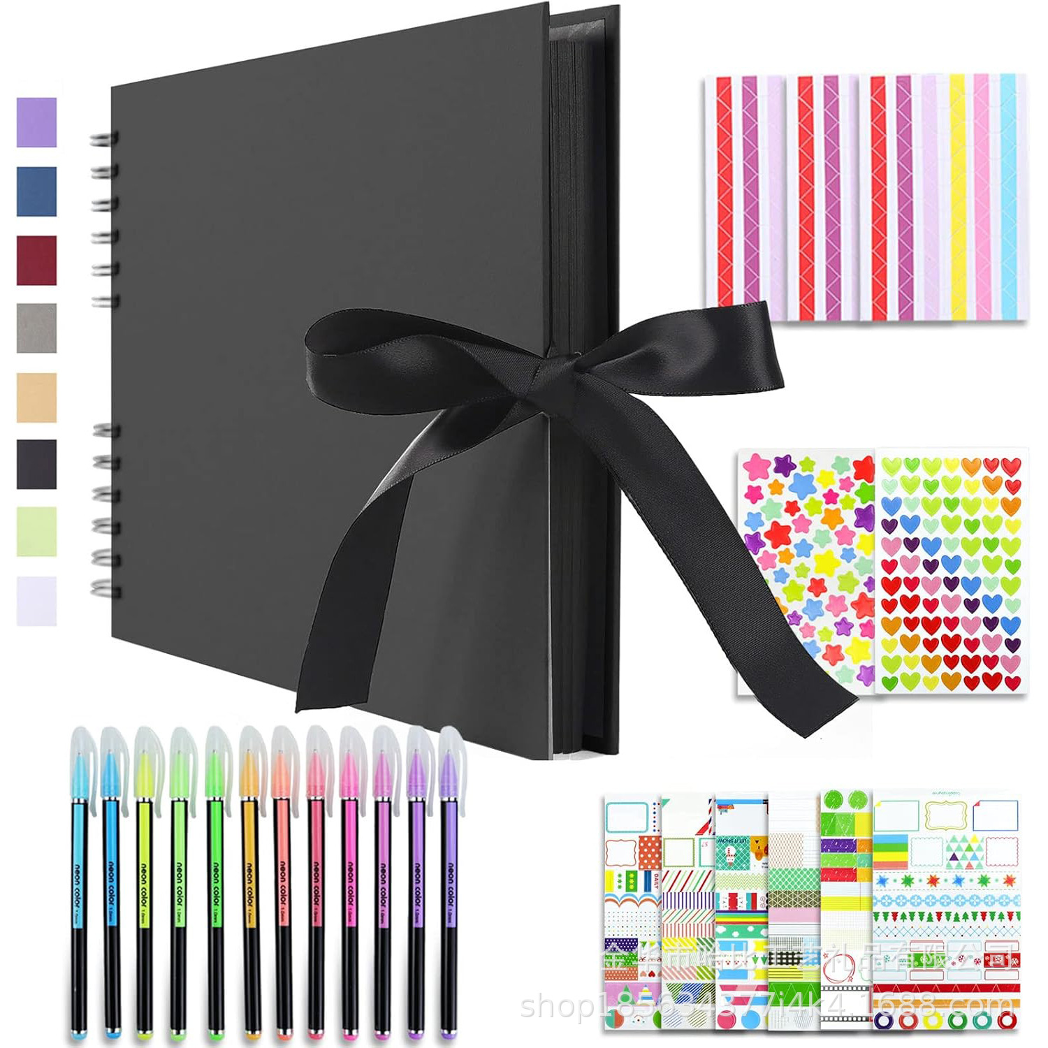 Amazon Cross-Border Best-Selling DIY Photo Album Scrapbook Hand Ledger Photo Storage Creative Collection Commemorative Album Set
