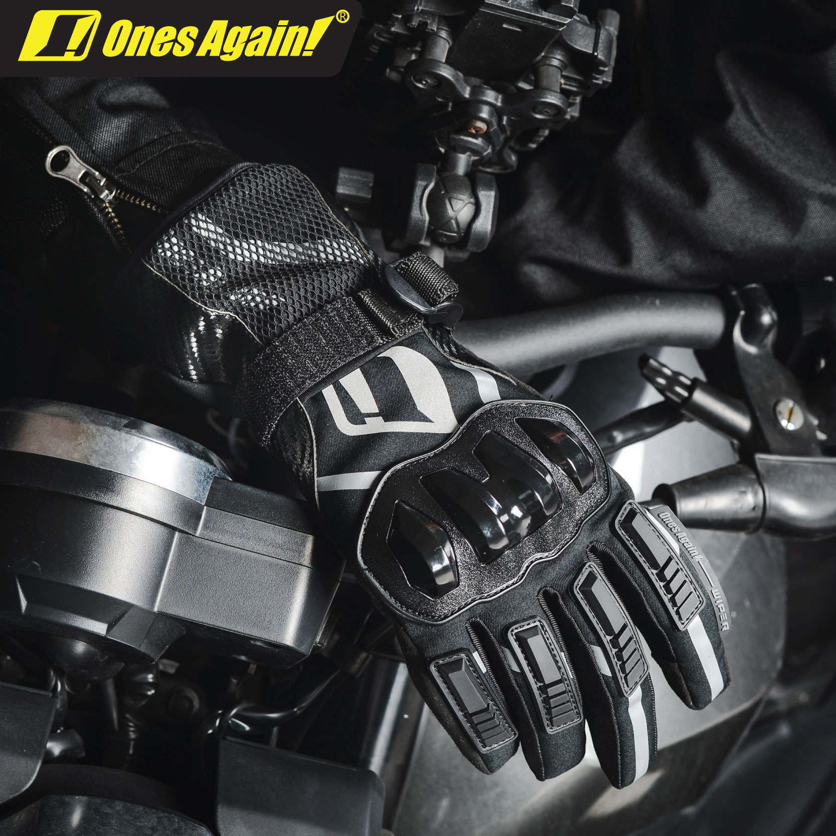 OnesAgain motorcycle riding gloves autumn and winter warm men's electric car anti-fall motorcycle motorcycle MG21