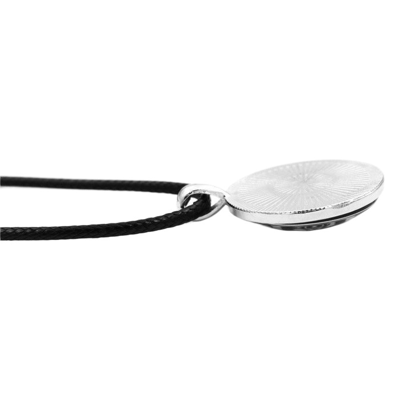 Butterfly peace logo necklace women's creative leather rope time gem vintage pendant fashion Joker Accessories Wholesale