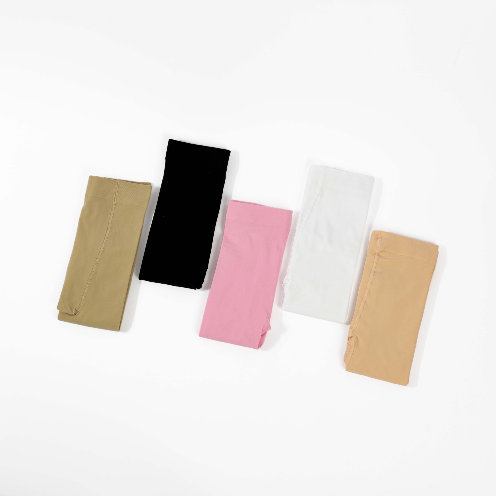 Picture of Factory wholesale spring and summer children dance socks six performance velvet 90D children's big socks white pantyhose