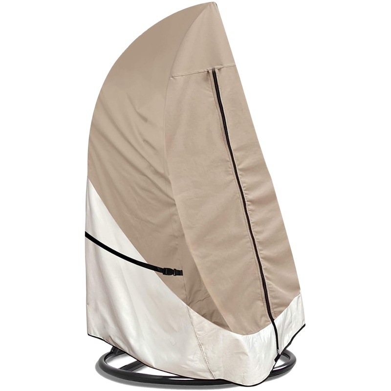 Cross-border Amazon outdoor eggshell dust cover swing hanging chair waterproof cover 420D Oxford cloth furniture rocking chair cover