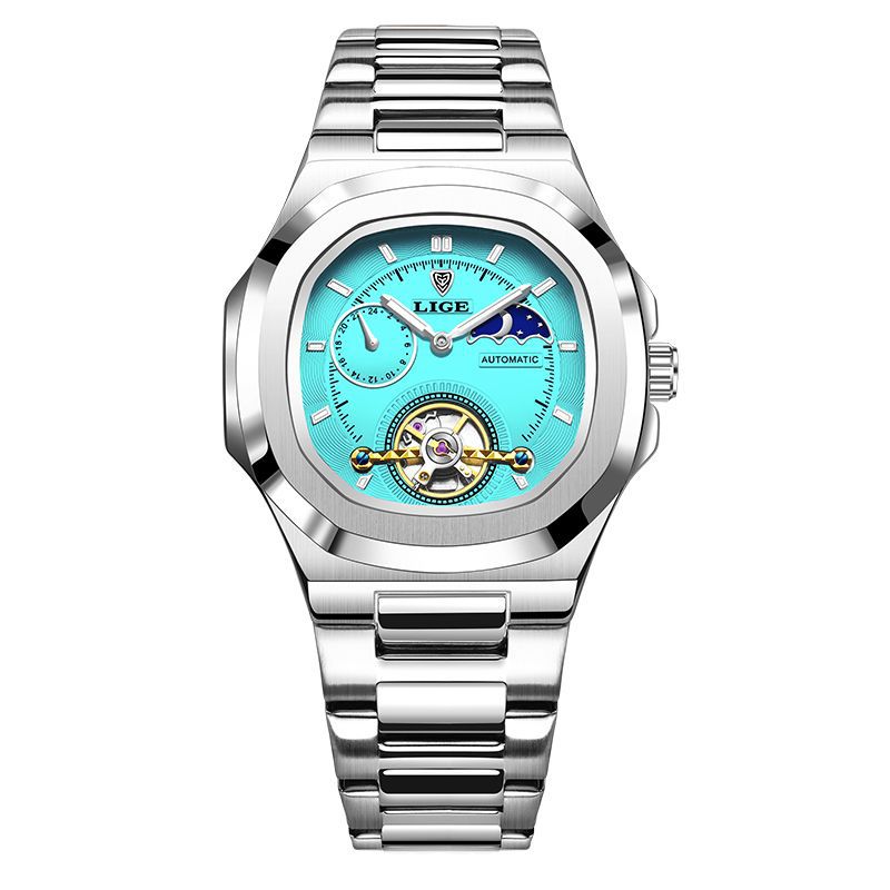 Picture of LIGE/LIGE Men's Watch Fashion Business Mechanical Watch Waterproof Multifunctional New Watch