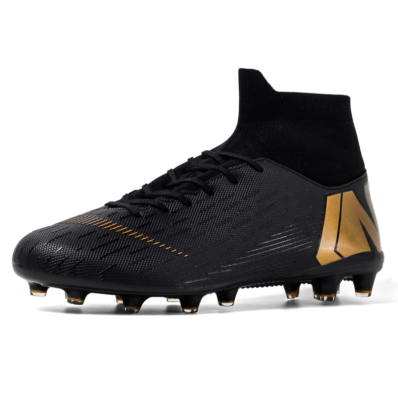 Picture of Cross Border Men's Breathable Professional Sports High Top Spike soccer shoes Adult Game soccer New soccer shoes