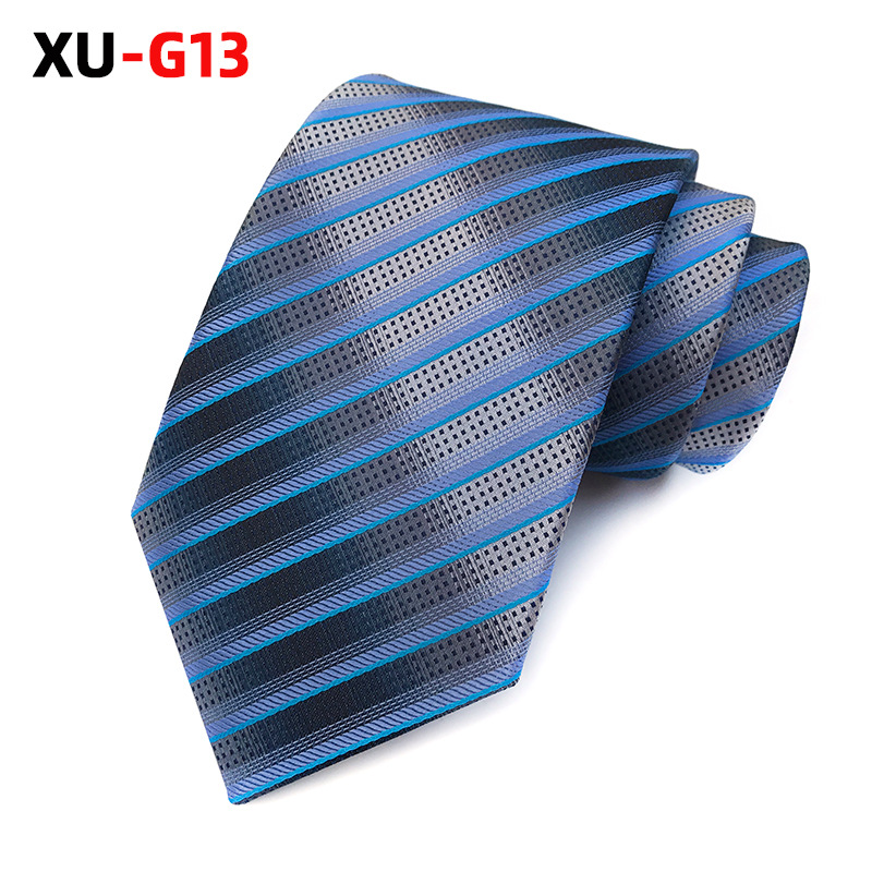 Picture of Factory Ready Supply 2025 New Polyester Jacquard Fashion Plaid Tie Formal Tie