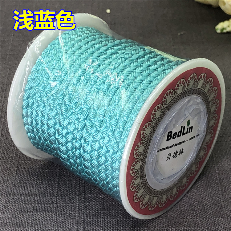 Picture of Taiwan line 3mm wear-resistant twist dragon pattern rope hand woven diy jade beeswax necklace rope hand rope wire