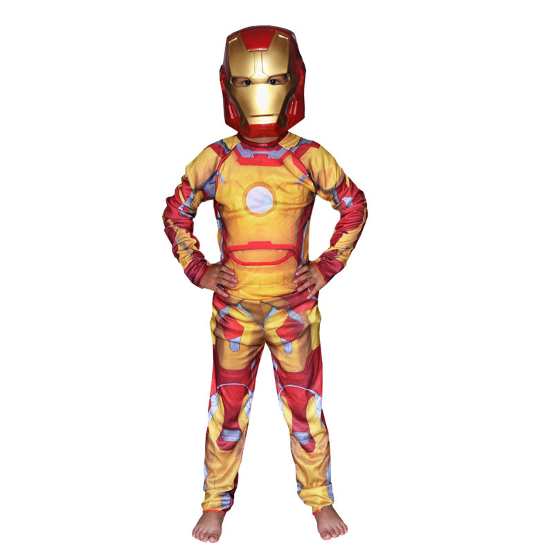Picture of Spring and Autumn Iron Man Costume Stage Performance Suit Cosplay Children's Avengers Trendy Performance Costume