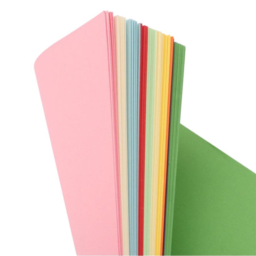 70G80G Colorful Copy Paper 100 Sheets A4 Colorfuled Paper Inkjet Laser Printing Paper Handmade DIY Origami Colorful Cardboard